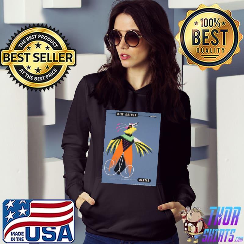 1954 Qantas Travel Poster New Guinea Classic T-Shirt Hoodie