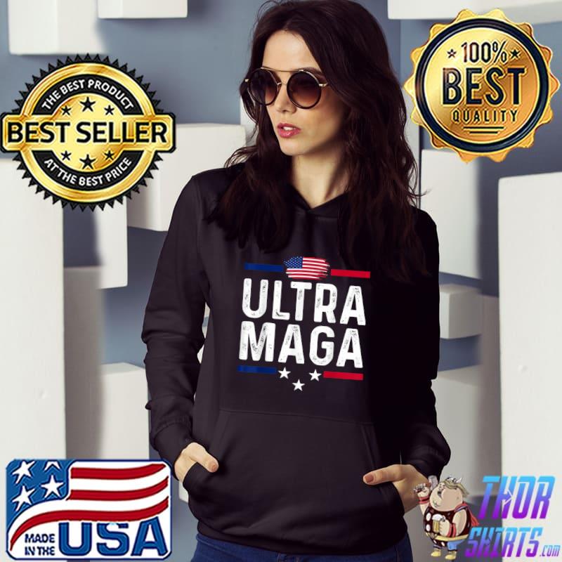 Anti Joe Biden Ultra Maga American flag T-Shirt Hoodie
