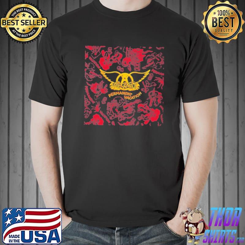 Awesome Aerosmith Permanent Vacation Logo Shirt