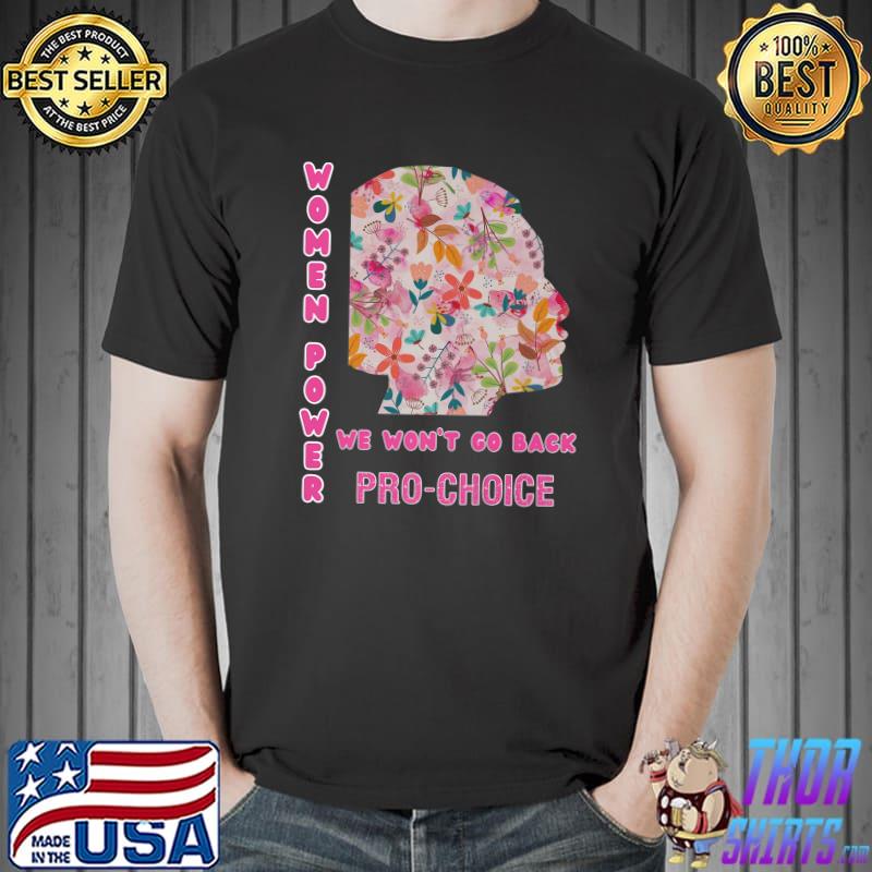 Feminist Women's March We Won't Go Back Reproductive Rights Premium T-Shirt Unisex