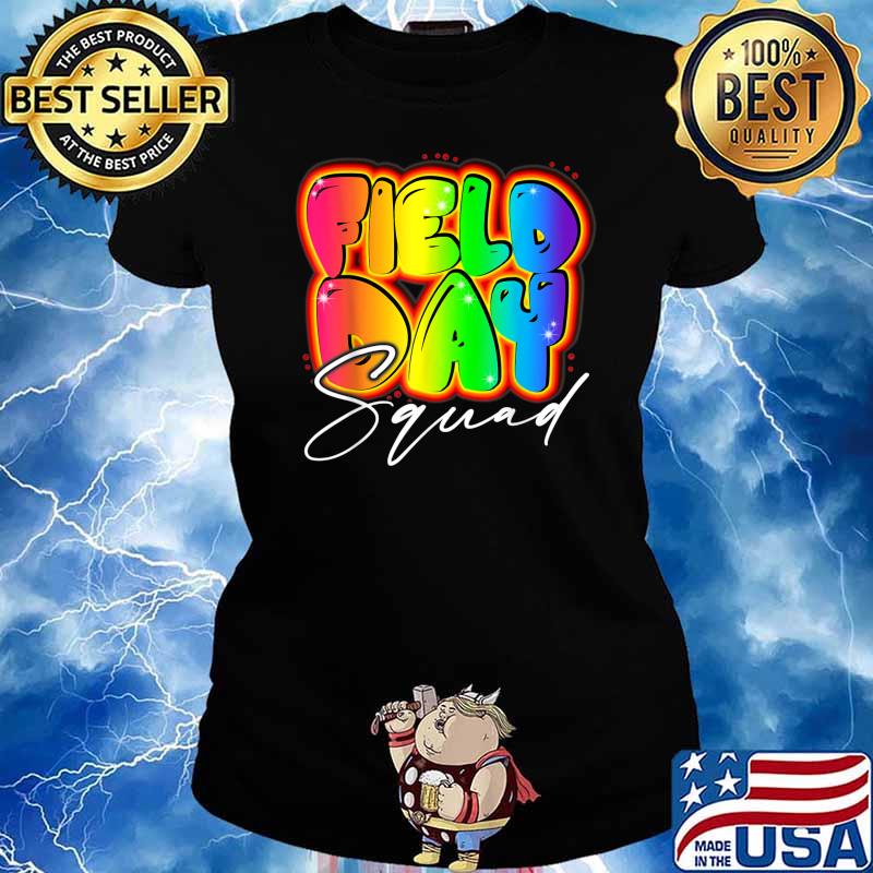 Field Day Squad Teacher Kids Boys Girls Student School Cute T-Shirt Ladies tee