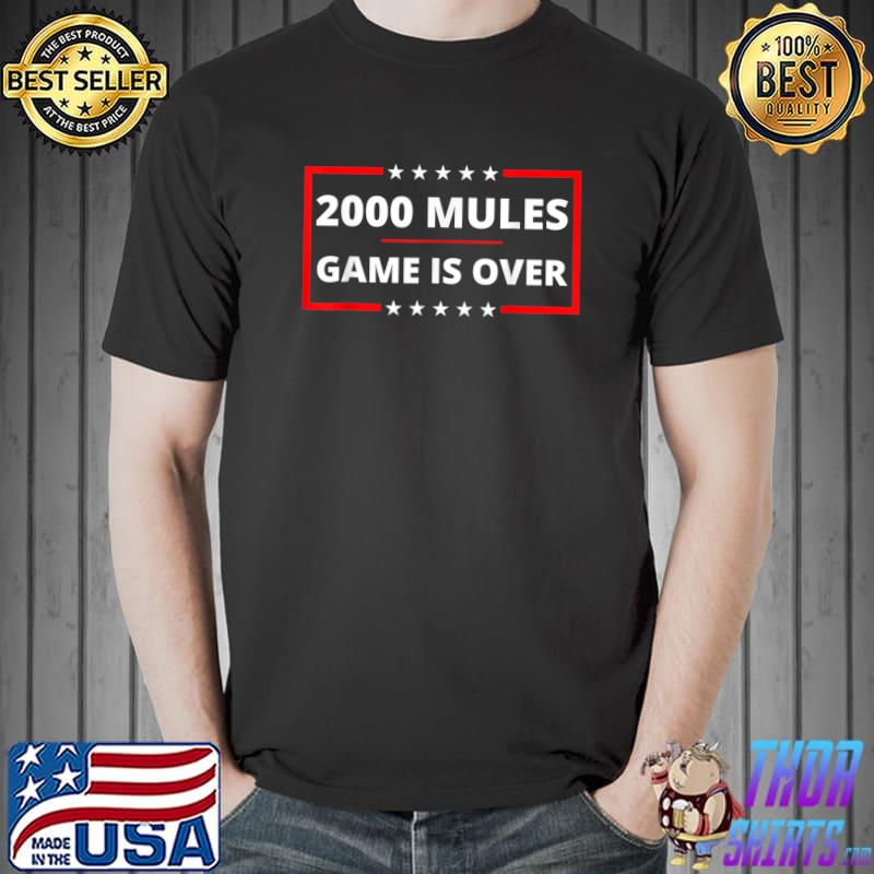 Funny 2000 Mules Game Is Over Fair Elections T-Shirt Unisex