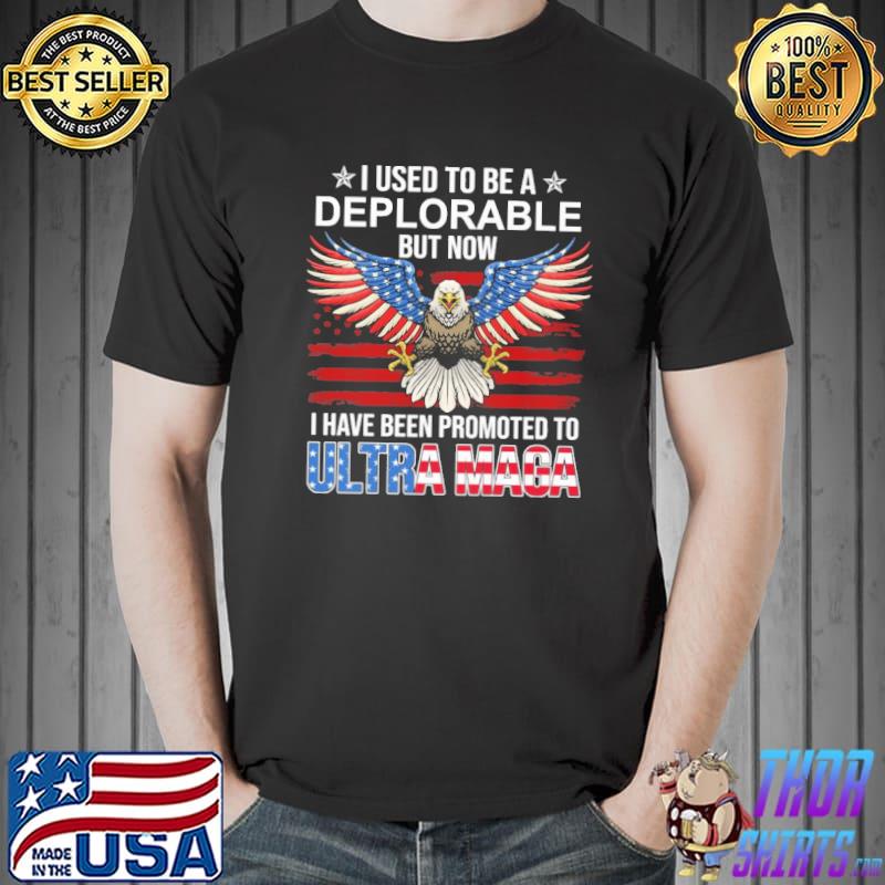 I Have Been Promoted To Ultra Maga Deplorable America Flag Shirt