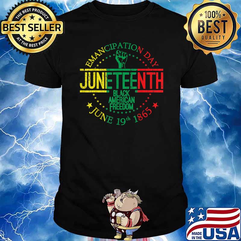 Juneteenth African American Freedom Black History June 19 T-Shirt