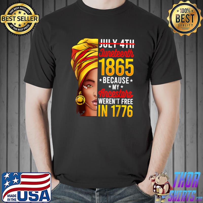Juneteenth Shirt Women Juneteenth Shirts African American T-Shirt Unisex