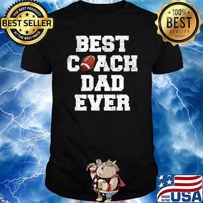 Mens Distressed Vintage Best Rugby Coach Dad Father's Day Premium T-Shirt