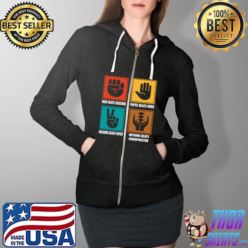 Nothing Beats Chiropractor Therapist Physiotherapist Physio T-Shirt Full Zip Hooded