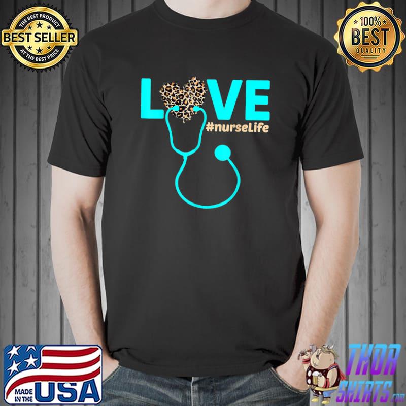 Nurse Life RN LPN CNA Healthcare Leopard Nurse Week 2022 T-Shirt Unisex