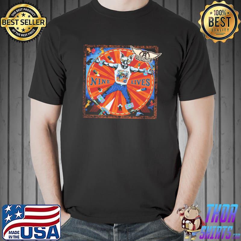 Original Nine Live Tour Aerosmith Shirt