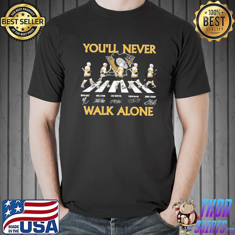 Pittsburgh penguins you'll never walk alone abbey road shirt