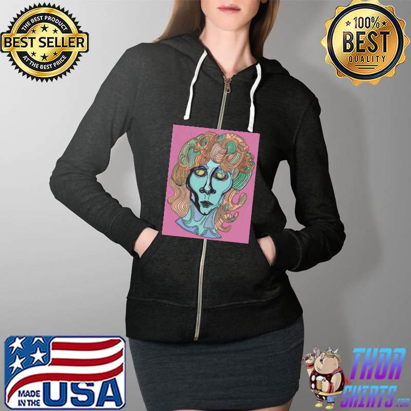 Portrait jim morrison Full Zip Hooded