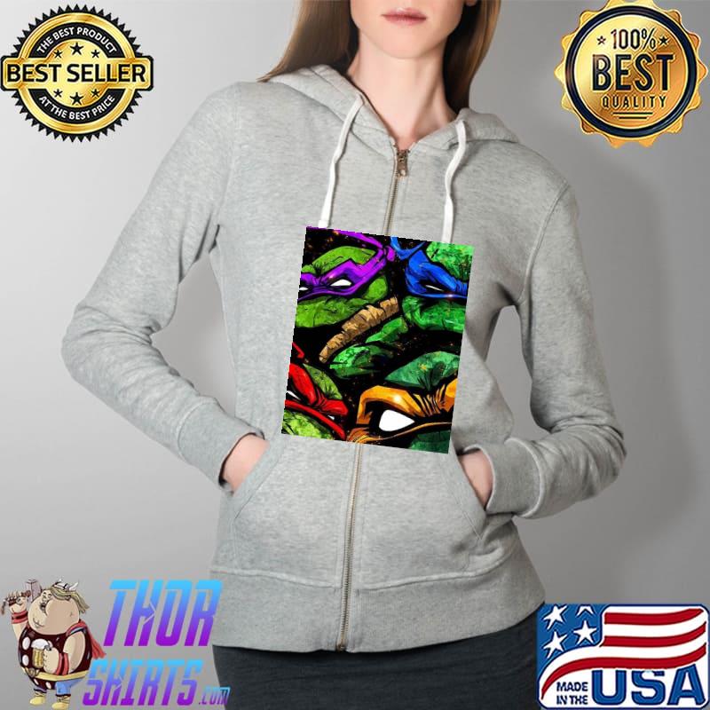 Poster Mutant Ninja Turtles Shirt Full Zip Hooded