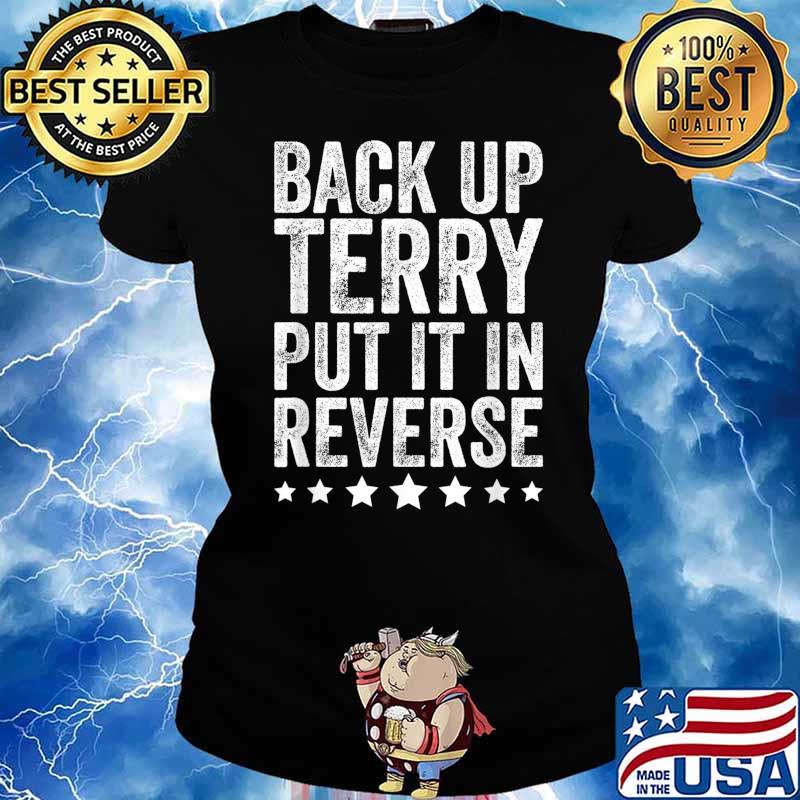Retro Back Up Terry- Back It Up Terry 4th of July Fireworks T-Shirt Ladies tee