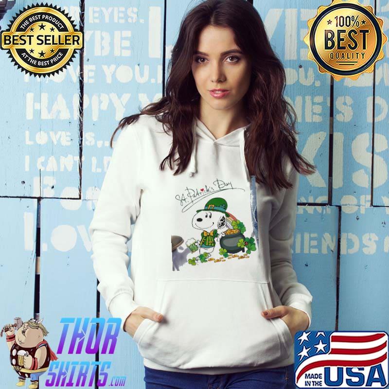 St. Patrick's Day Snoopy Shirt Hoodie