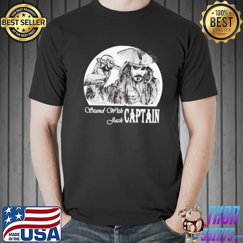 Stand with Jack Sparrow captain vintage shirt