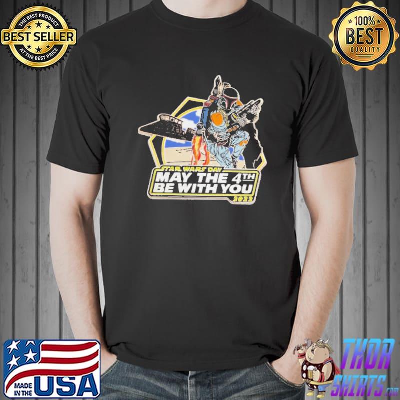 Star Wars MAy The 4th Be With You Boba Fett Shirt Unisex