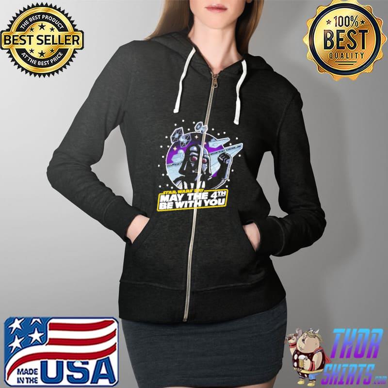 Star Wars MAy The 4th Be With You Vander Shirt Full Zip Hooded