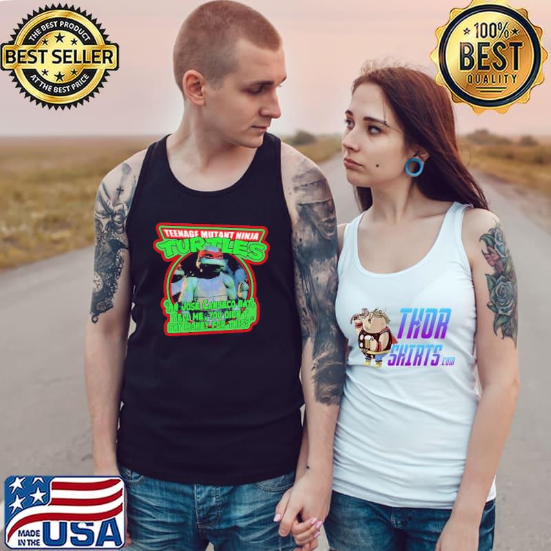 Teenage Mutant Ninja Turtles Raphael An Jose Canseco Bat Shirt Tank Top