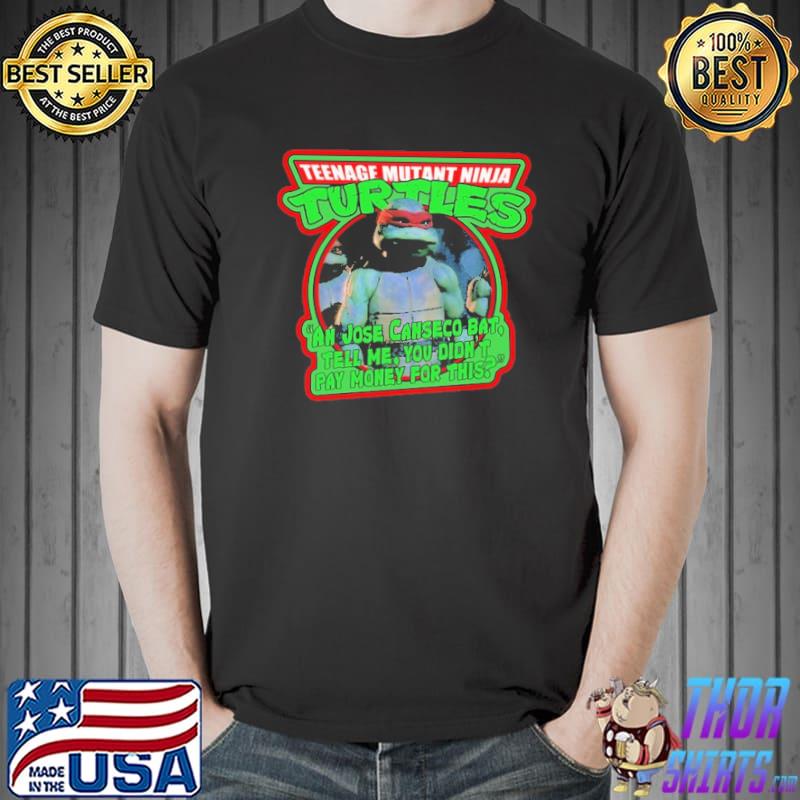 Teenage Mutant Ninja Turtles Raphael An Jose Canseco Bat Shirt Unisex