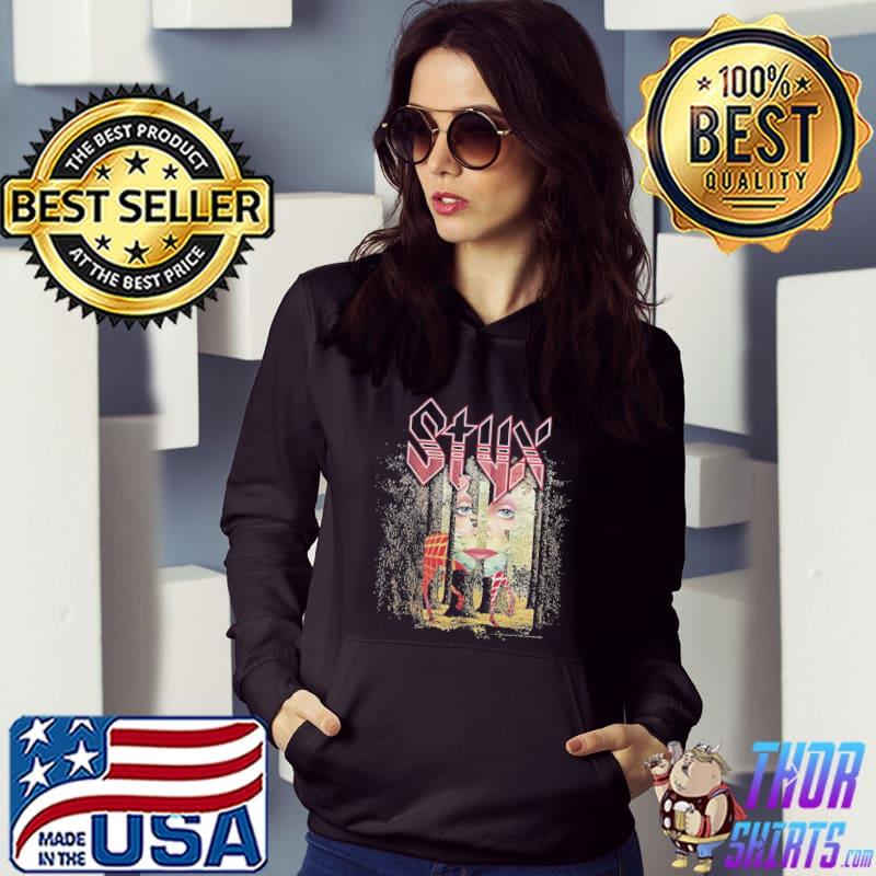 The grand illusion hot styx world tour 2022 rock band shirt
