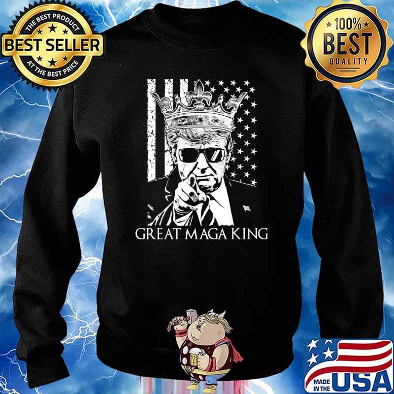 The Great Maga King Funny Trump Ultra Maga King T-Shirt Sweater