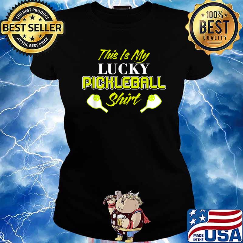 This Is My Lucky Pickleball Shirt Ladies tee