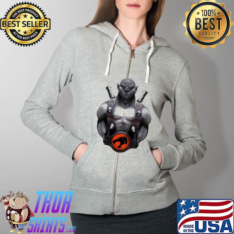 ThunderCats Panthro Shirt Full Zip Hooded