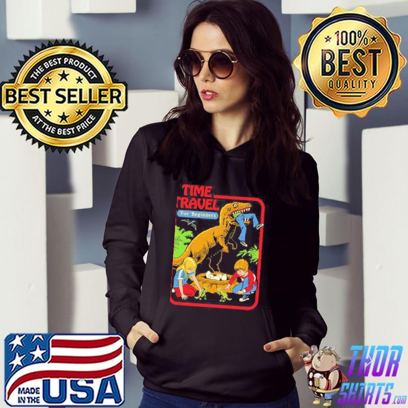 Time travel for beginners vintage kids art shirt