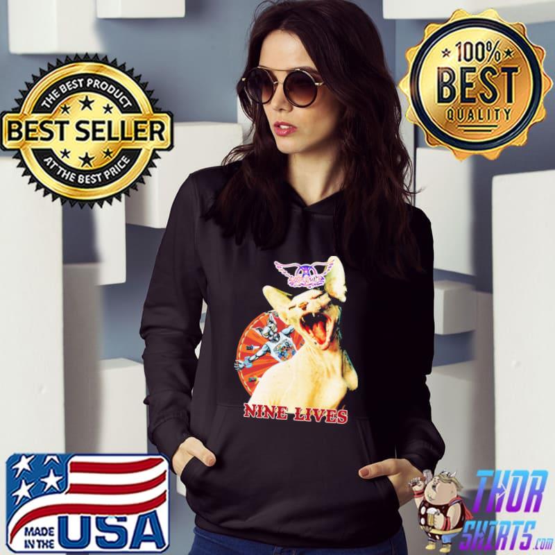 Top Nine Live Tour Aerosmith Cat Shirt Hoodie