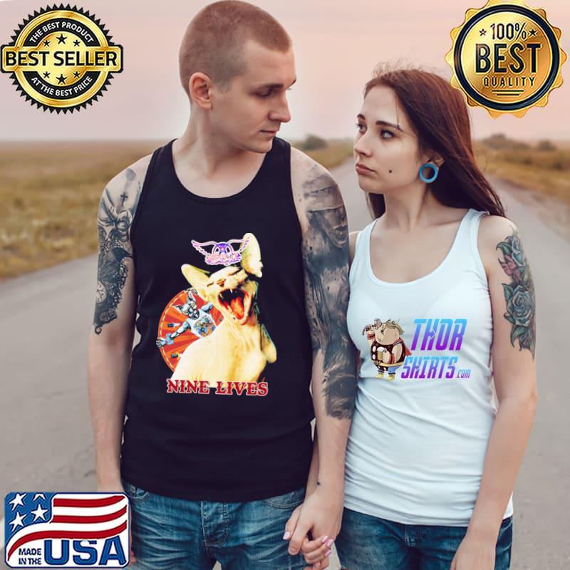 Top Nine Live Tour Aerosmith Cat Shirt Tank Top