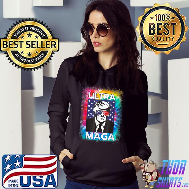 Ultra MAGA Tiedye FunTrump T-Shirt Hoodie