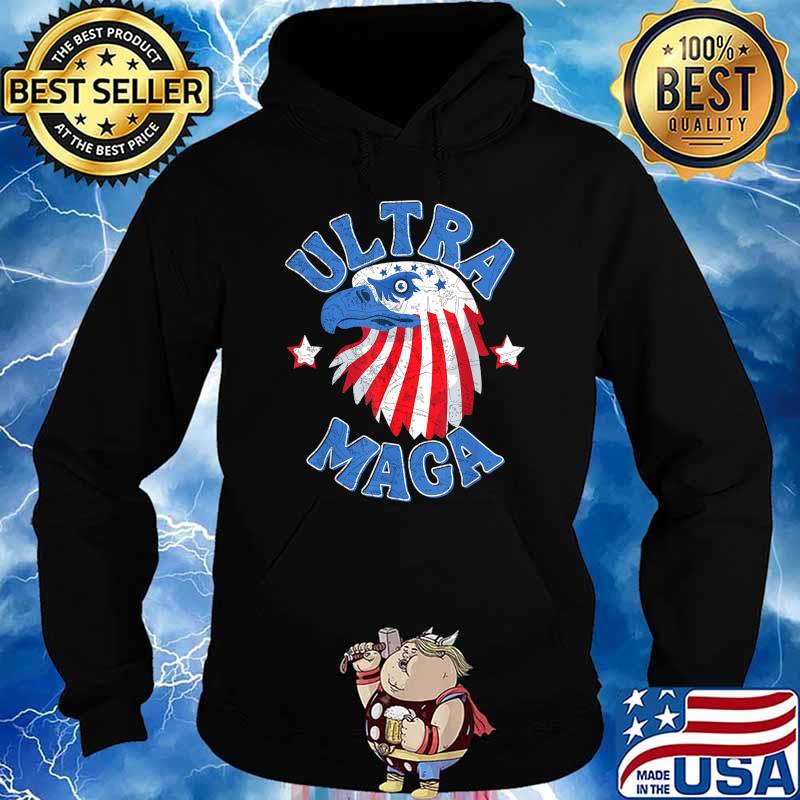 Ultra Maga, Ultra-Maga, Proud, Distressed T-Shirt Hoodie