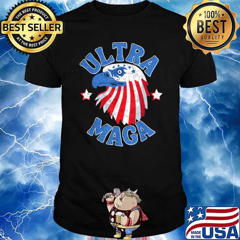Ultra Maga, Ultra-Maga, Proud, Distressed T-Shirt