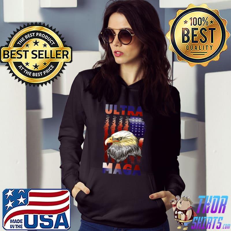 Ultra Mega Eagle with the flag T-Shirt Hoodie