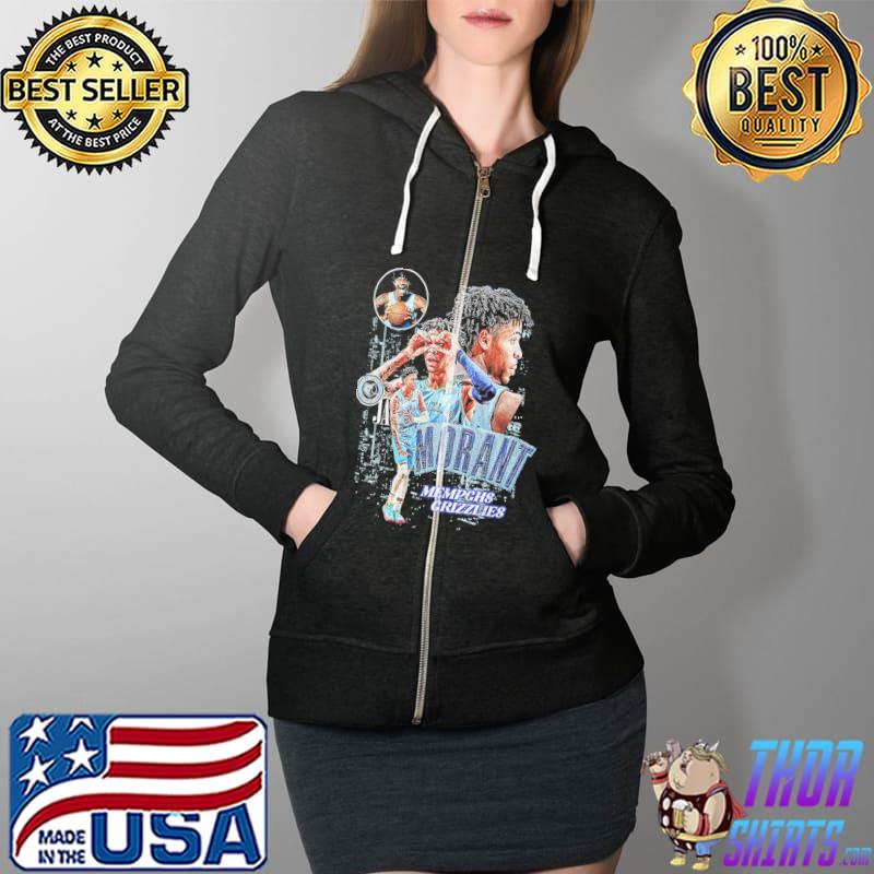 Vintage 90s ja morant memphis grizzlies basketball Full Zip Hooded