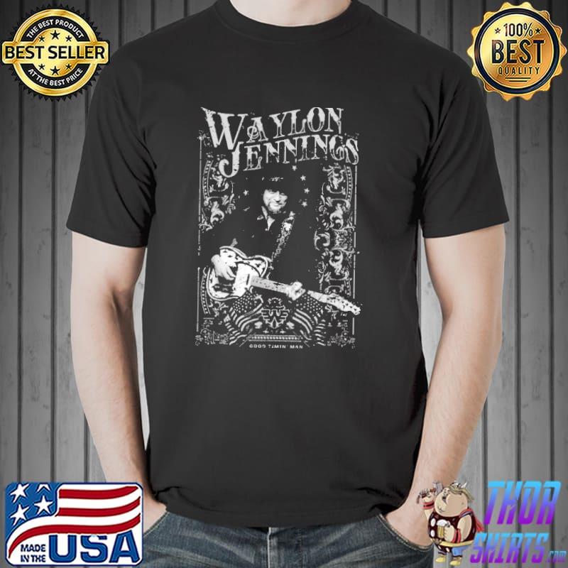 Waylon Jennings Poster Shirt Unisex