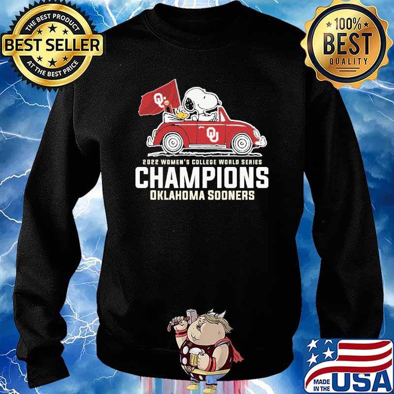 2022 women's college world series champion oklahoma sooners snoopy s Sweater