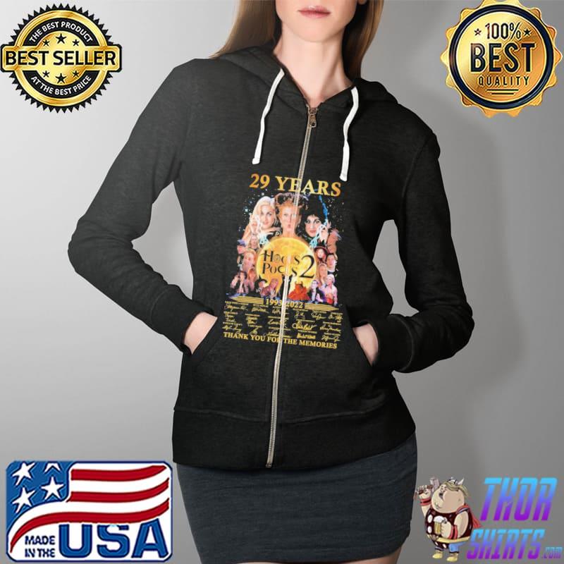 29 Year Hocus Pocus 1993 2022 Thank You For The MEmories s Full Zip Hooded