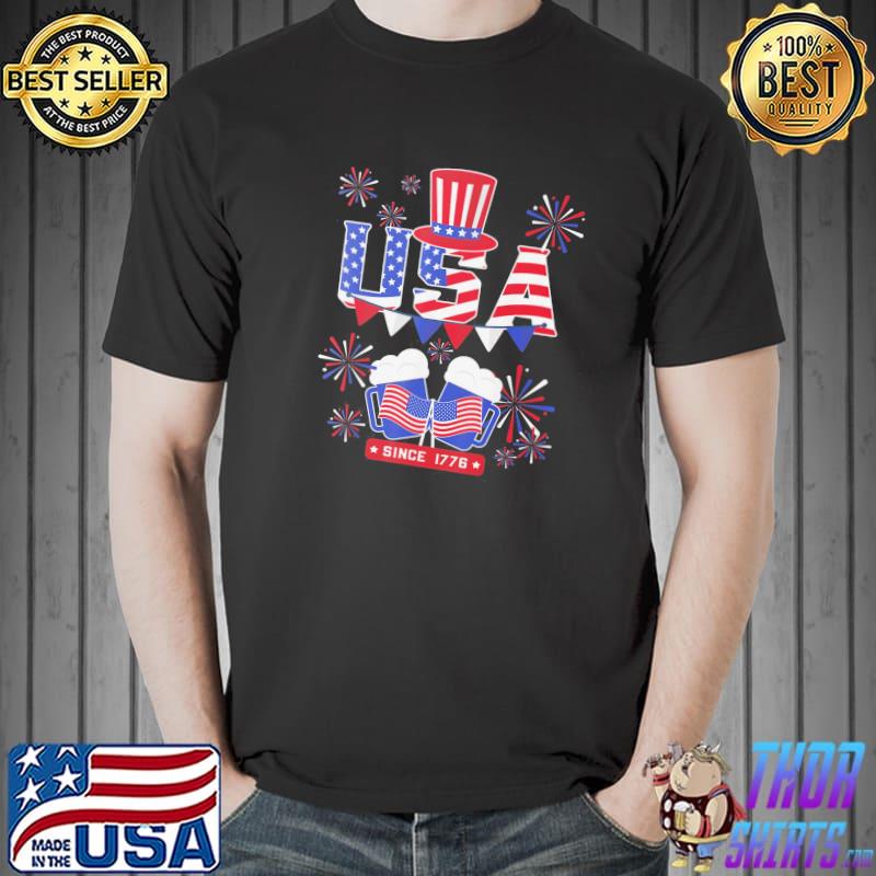 4th of july beer party in the usa bbq party outfit independence day shirt