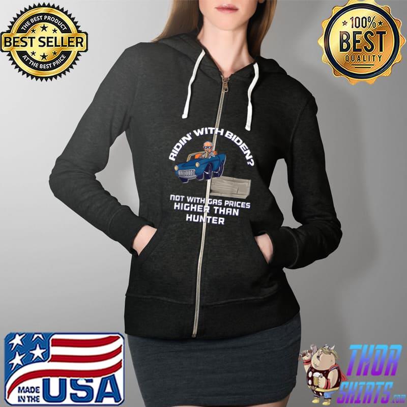 4th of July Build Back Better Biden Gas Prices MAGA Trump T-Shirt Copy Copy Copy Full Zip Hooded