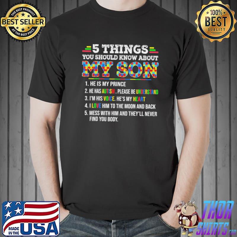 5 Things You Should Know About My Son Autism s Unisex