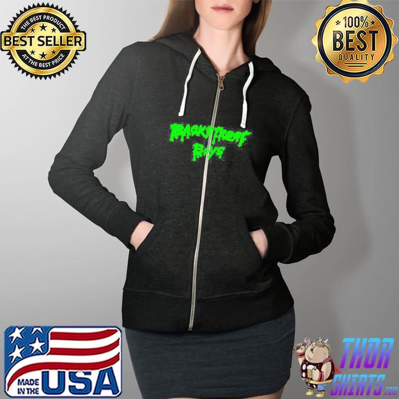 Backstreet boys American vocal group green text s Full Zip Hooded