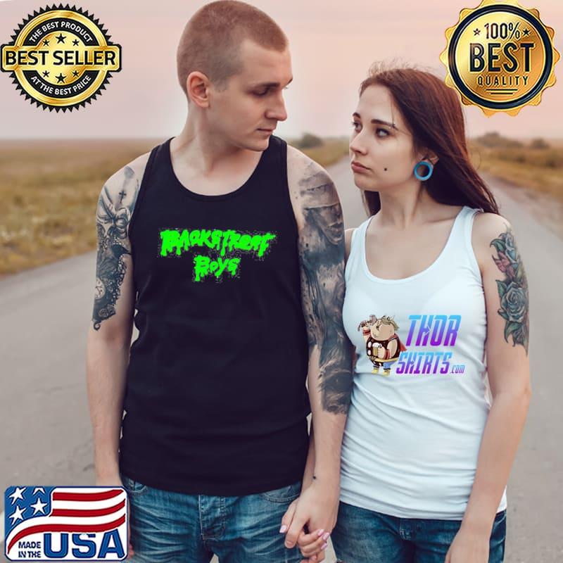 Backstreet boys American vocal group green text s Tank Top