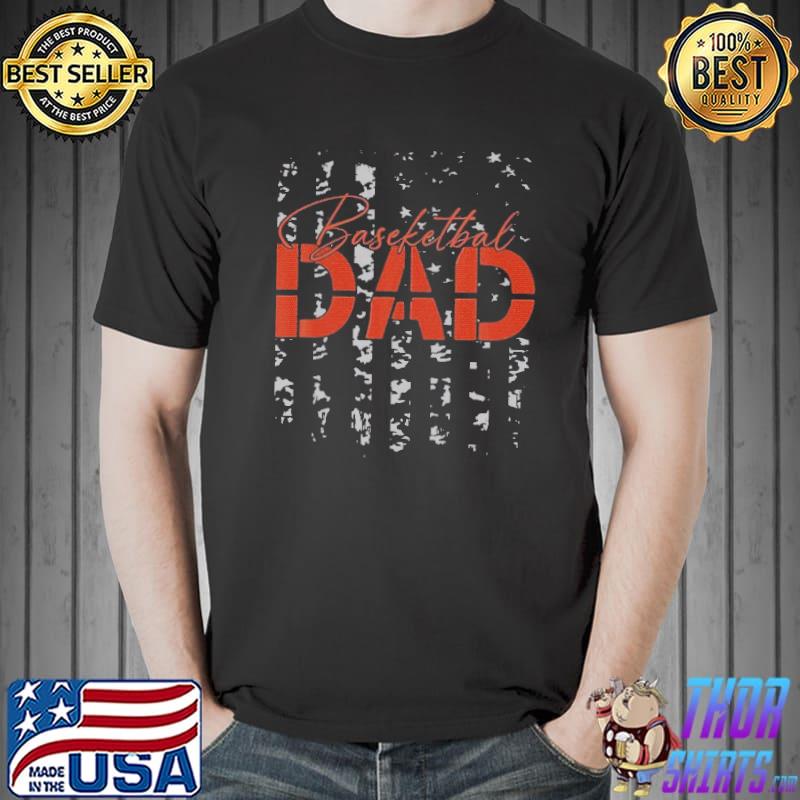 Basketball Dad Flag Shirt Unisex