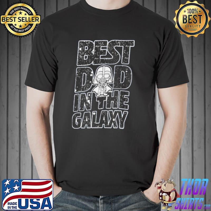 Best dad in the galaxy disney dad father's day Star wars shirt