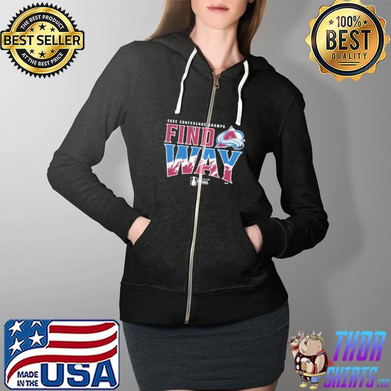 Colorado avalanche 2022 conference champs find way stanley cup final s Full Zip Hooded