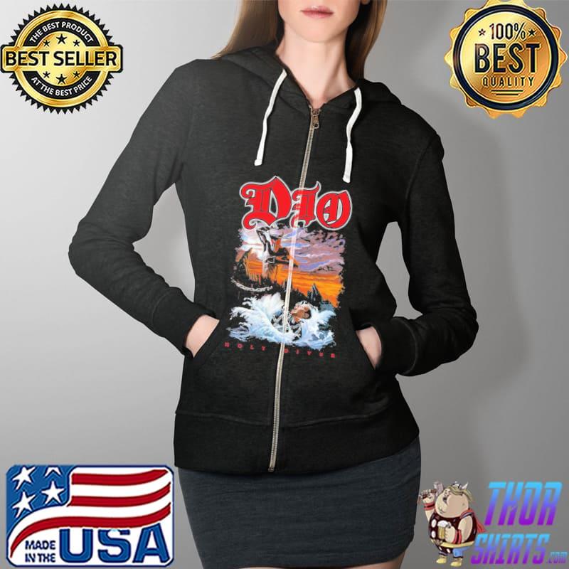 Dio band stand up and shout s Full Zip Hooded