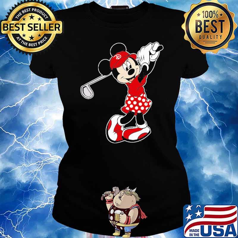 Disney minnie mouse golf funny minnie golfer s Ladies tee