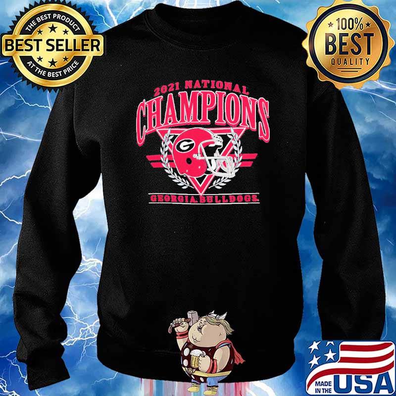 Georgia Bulldogs champion college Football playoff 2021 national champions helmet s Sweater