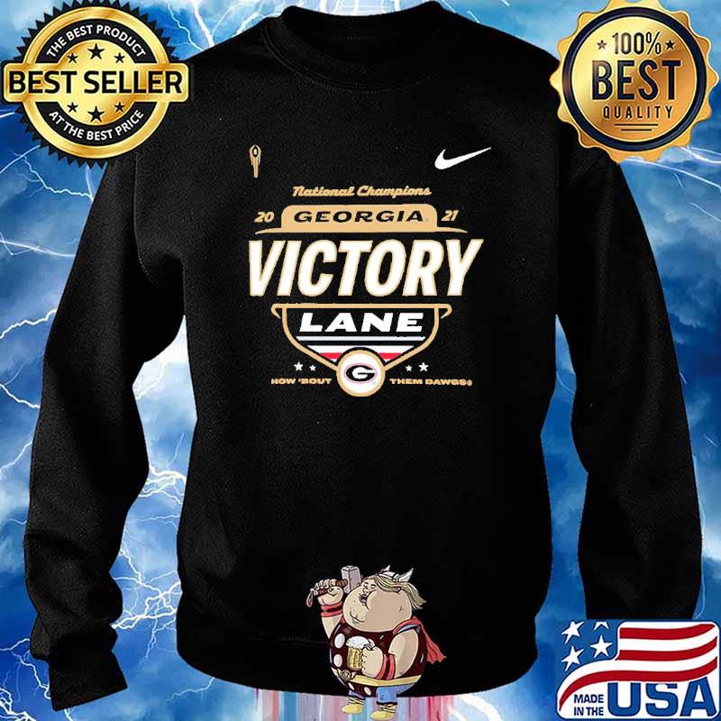 Georgia Bulldogs college Football playoff 2021 national champions victory lane s Sweater